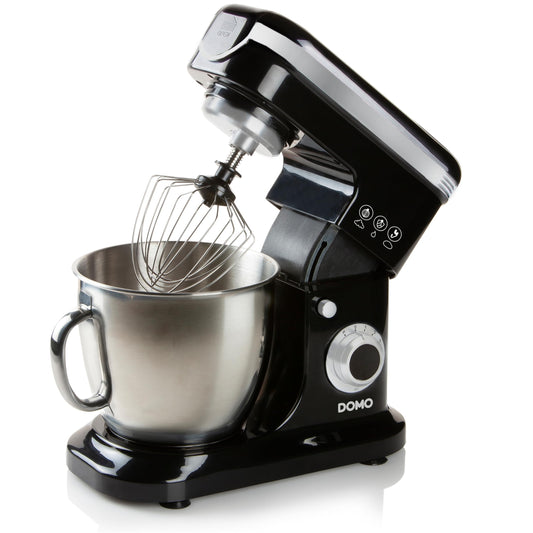 Domo DO1023KR virtuves kombains 6 l - 1200 W - melns/sudrabs