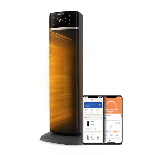 Torņa sildītājs Philips Smart 5000 sērija, melns, 2.000 Watt