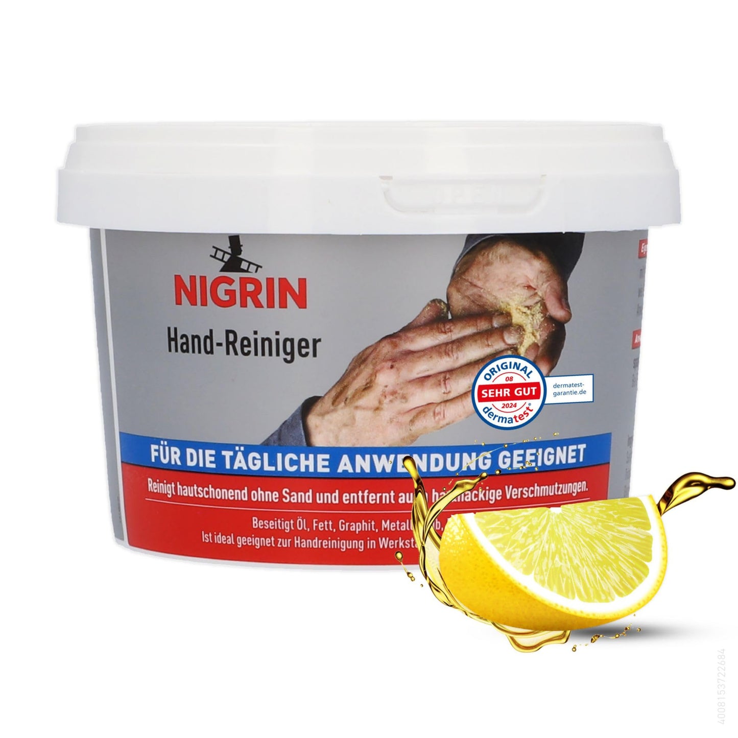 Roku mazgāšanas pasta NIGRIN 500ml, saudzīga ādai, noņem noturīgus netīrumus