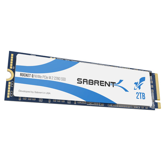 SABRENT M.2 NVMe SSD 2TB - 3200 MB/s lasīšana, PCIe 3.0, augsta veiktspēja, saderīgs ar datoriem un klēpjdatoriem.