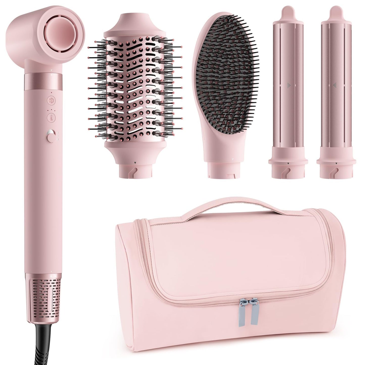 Airstyler MESCOMB 5-in-1 dabiskām lokām un gludam rezultātam
