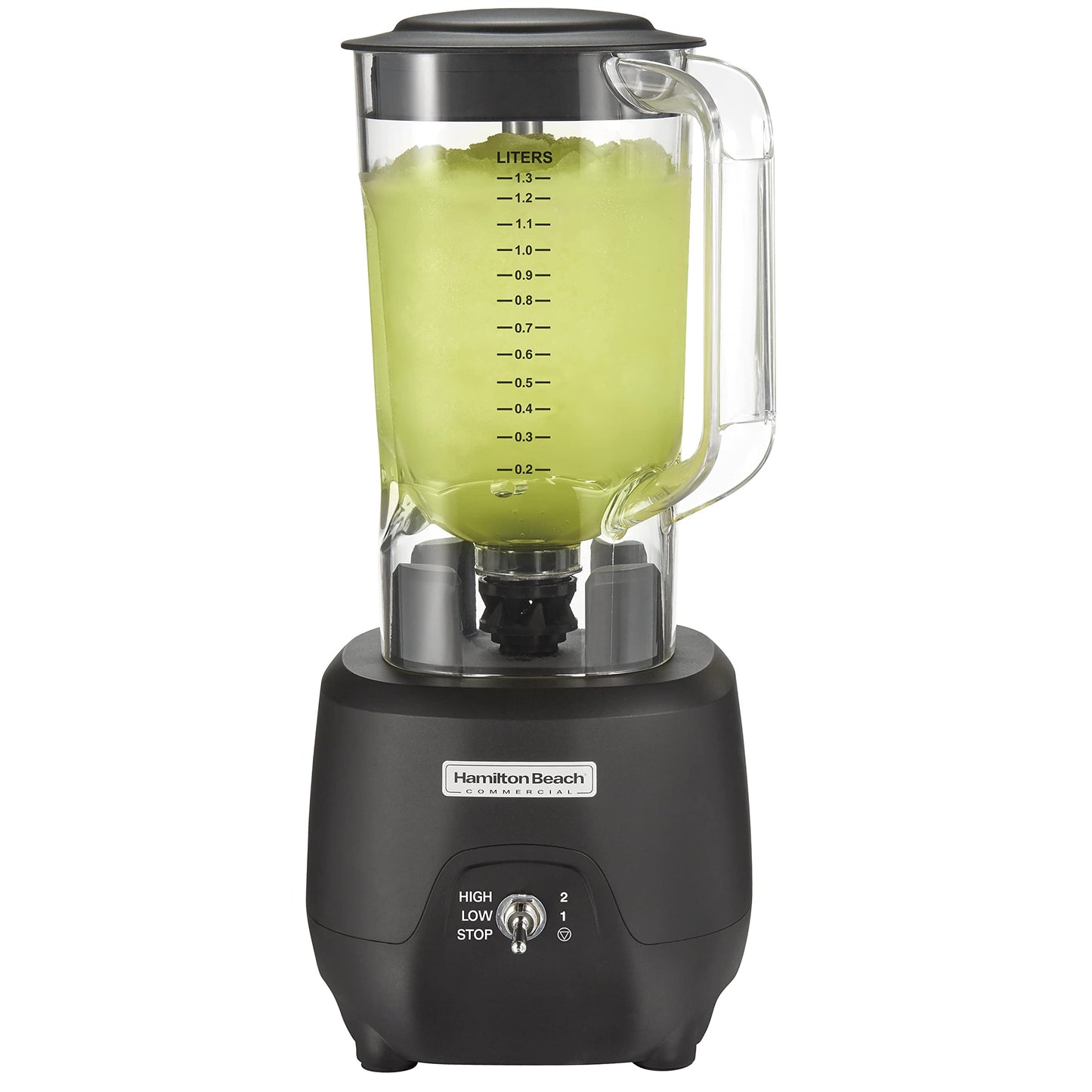 Hamilton Beach Commercial® 908®R bāra blenderis, HBB908R-CE, 1 ZS, 1.3 L polikarbonāta trauks, 2 ātrumi, 220-240V, melns