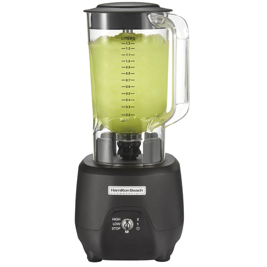 Hamilton Beach Commercial® 908®R bāra blenderis, HBB908R-CE, 1 ZS, 1.3 L polikarbonāta trauks, 2 ātrumi, 220-240V, melns