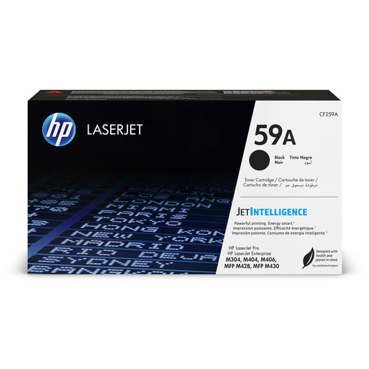 HP 59A (CF259A) - Original black toner for HP LaserJet Pro M304, M404, M428, delivers high-quality prints and reliability.