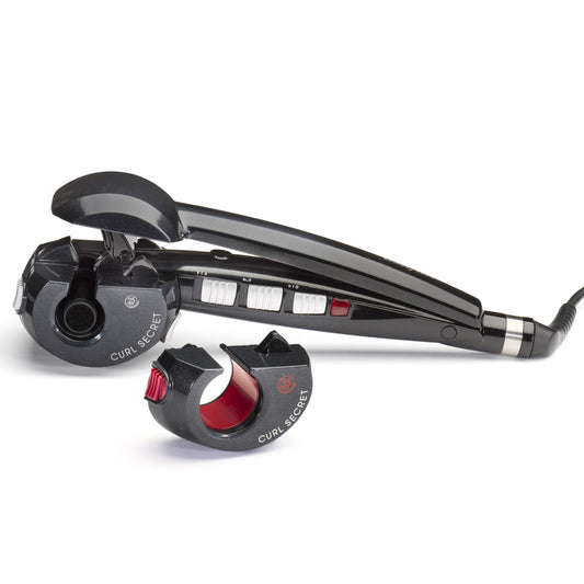 BaByliss Curl Secret - Ionic 2 Automātiskais lokšķēres, 2 maināmi uzgaļi, temperatūras no 190-230°C, melns, 25-35mm diametrs, C1300E