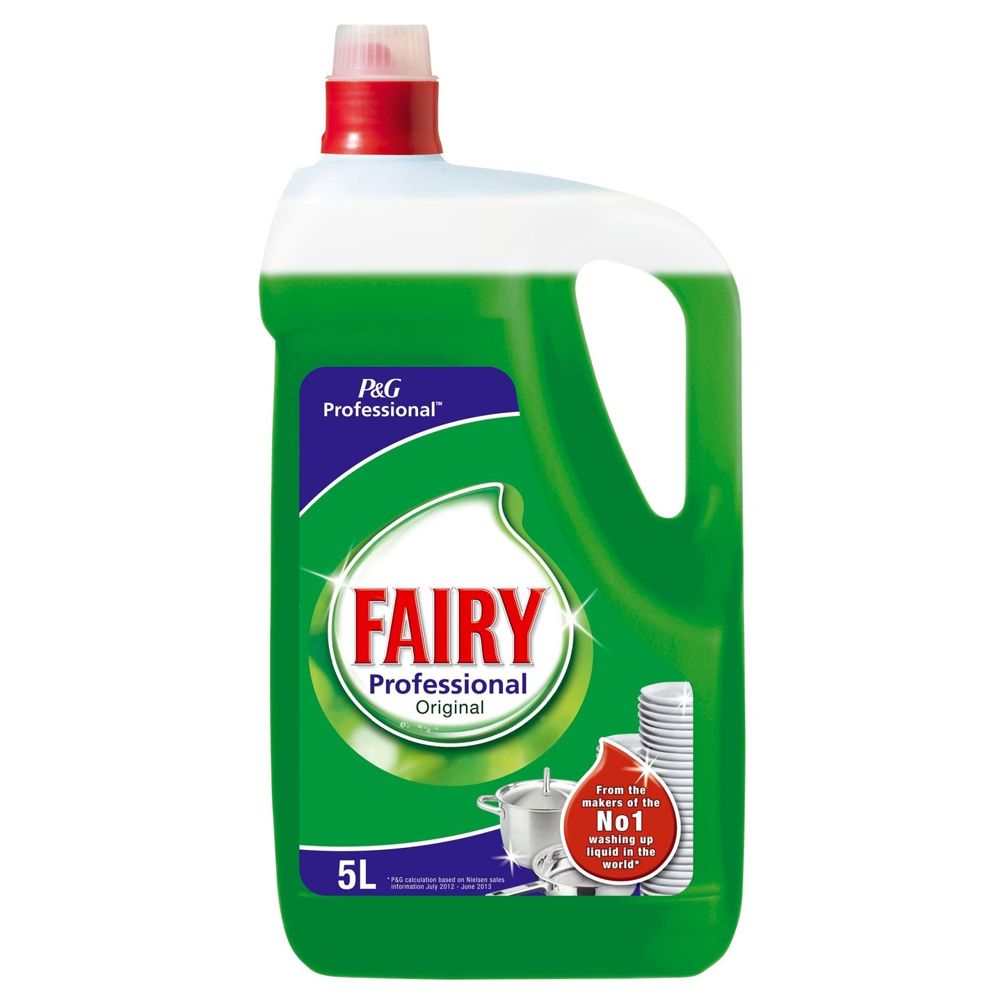 Trauku mazgāšanas līdzeklis Fairy Professional Original, 5 l, 2er-Pack, kopā 10 l