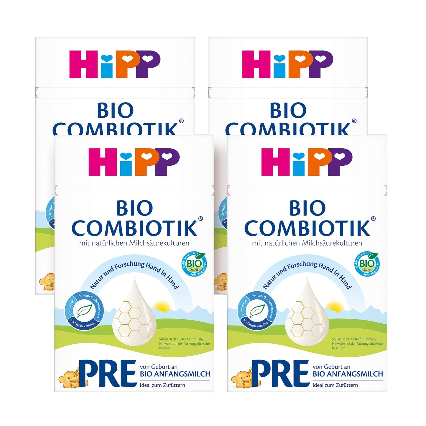 Zīdaiņu maisījums HiPP PRE Bio Combiotik (4 x 600 g)