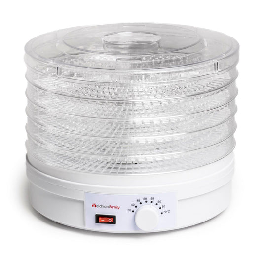 Melchioni ģimene 4823800 Babele MELCHIONI Elektrotrokotājs 5 plaukti 250w mājsaimniecības ierīces, plastmasa, balta