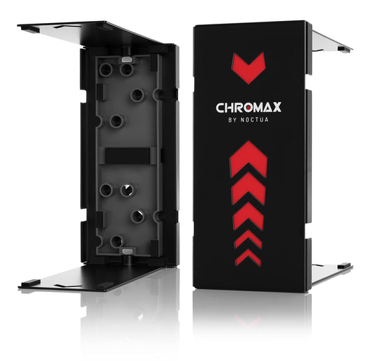 Noctua NA-HC7 chromax.black.swap - Customizable black heatsink cover for NH-U12A CPU cooler.