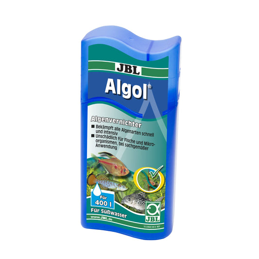 Līdzeklis pret aļģēm JBL Algol 2302200 saldūdens akvārijiem, drošs zivīm, 100 ml