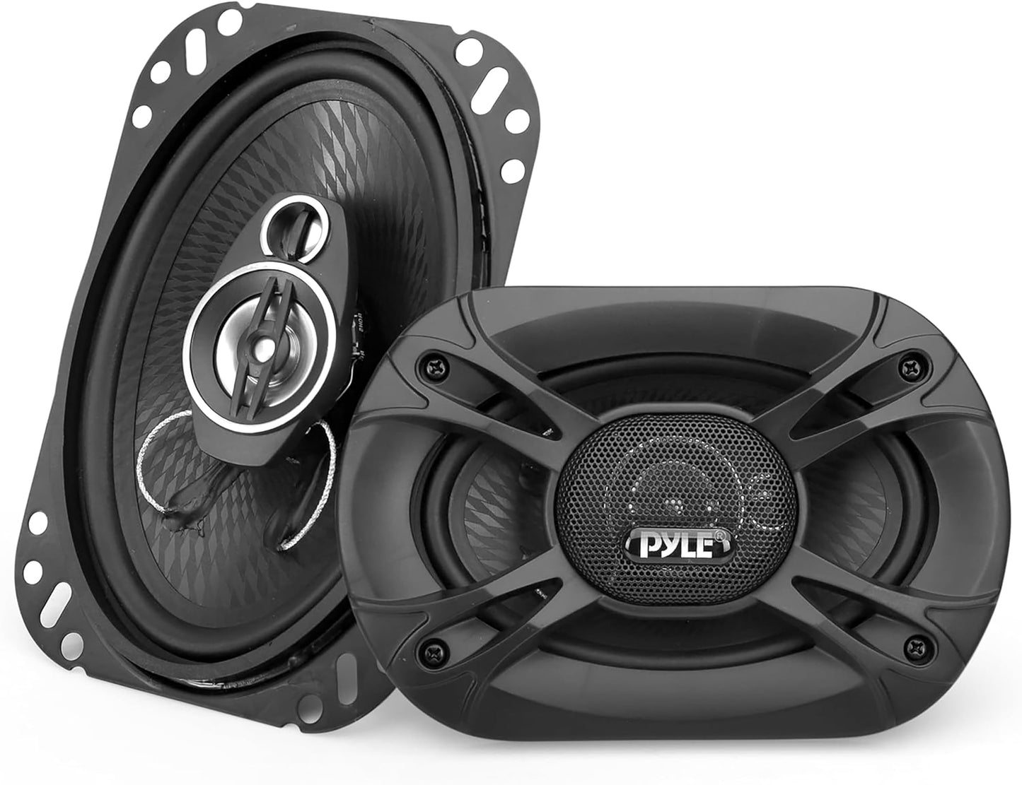 Pyle 3 ceļu universāls auto skaļrunis PL4163BK 300W 4"x6", triaxiāls, pāris