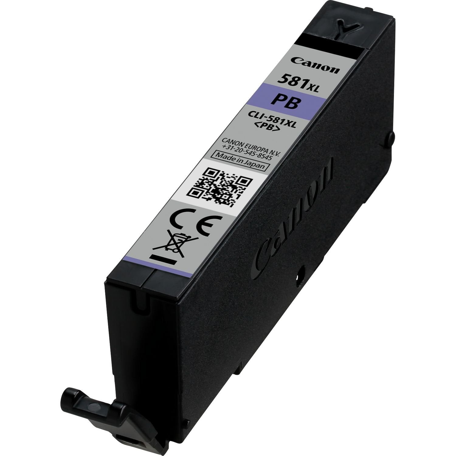 Canon oriģināltinte CLI-581XL PB - XL foto zils, pārstrādājams iepakojums, augstas kvalitātes drukāšanai.