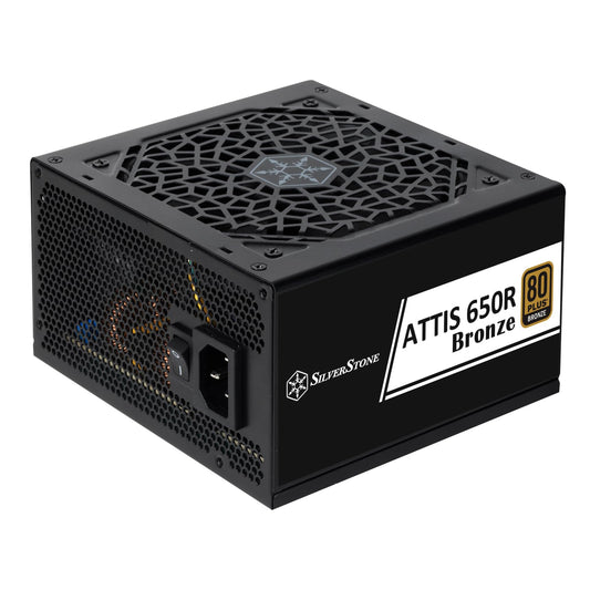 SilverStone Technology ATTIS 650R Bronze - 650W, 80 Plus-Bronze, ATX-3.1 power supply unit, SST-AT650R-BF.