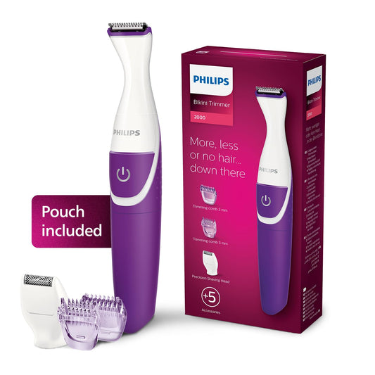 PHILIPS BRT383 / 15 3 in 1 Bikini Trimmer - 100% ūdensizturīgs - Violets