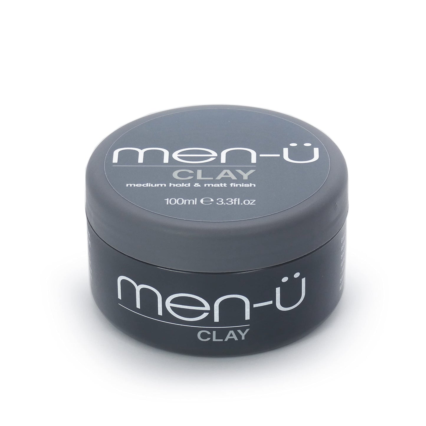 Matu māls vīriešiem men-ü Hair Clay 100ml – matēts finišs, tekstūra un vidēja noturība