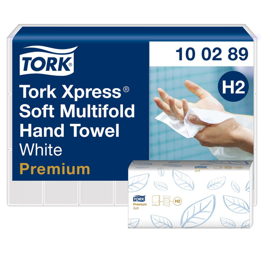 Papīra dvieļi Tork Xpress Premium, mīksti, daudzlocījumu, 100289 H2, 21 x 150 dvieļi