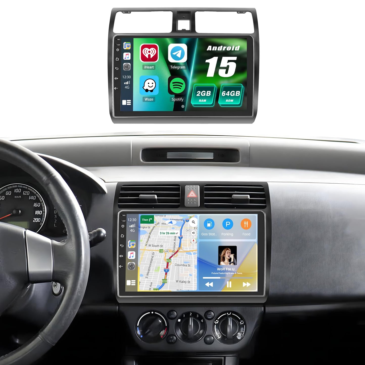 DYNAVIN Android autoradio navigācija Mercedes Sprinter no 2018, 10,1 collu radio ar Wireless CarPlay un Android Auto, Head-up Display, DAB+, D9-SP Plus Flex - C