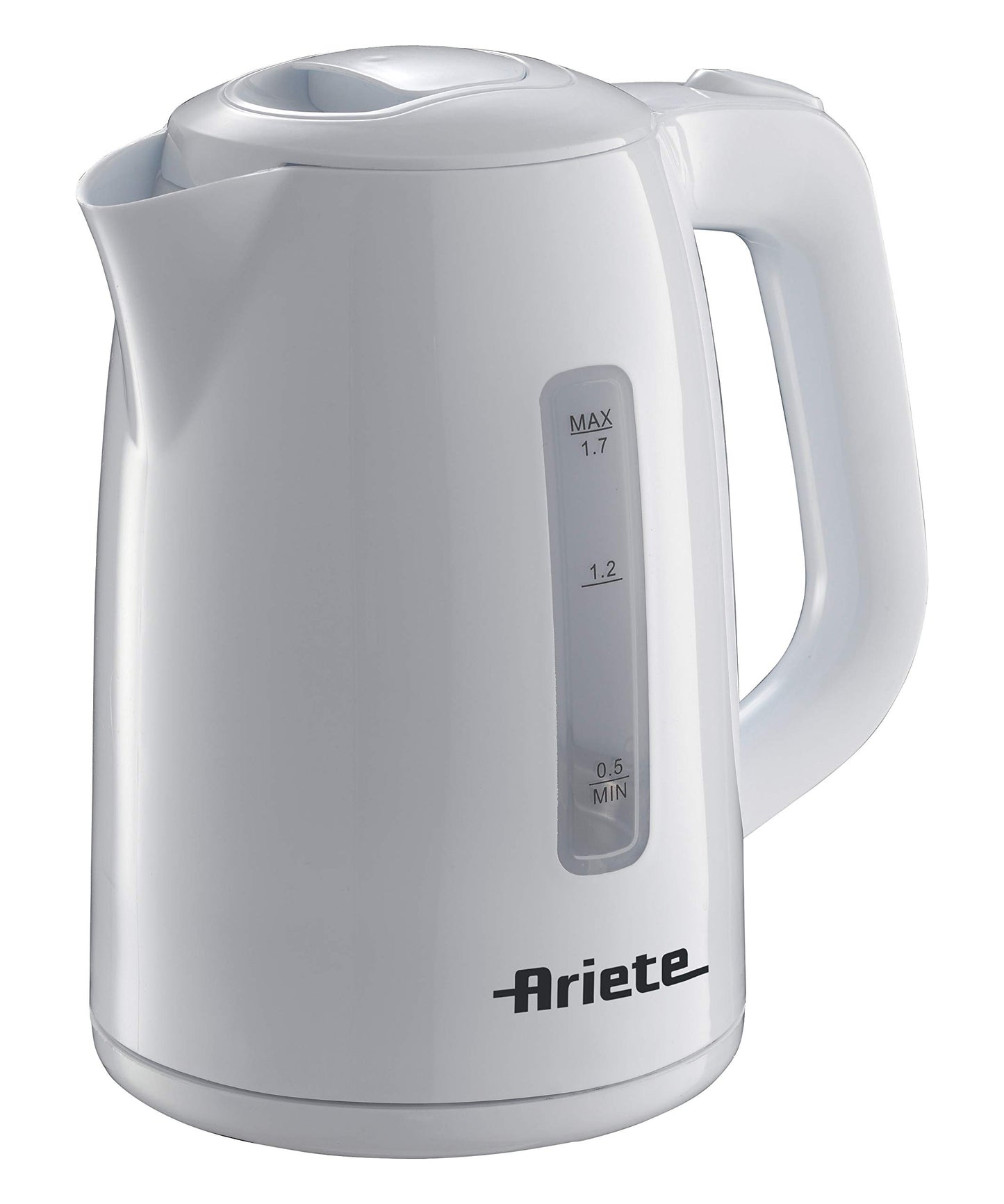 Ariete 2875 tējkanna - 1.7L capacity, 2200W power, sleek white design.