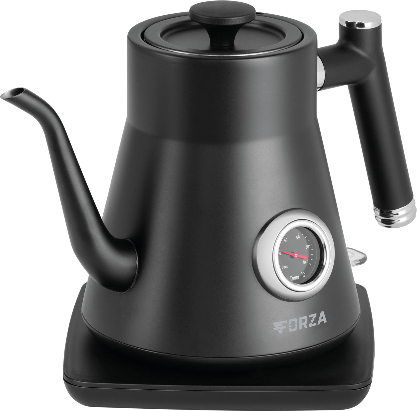 ECG Forza 5000 Pour Over Nero - 1200W, 0.8L capacity, sleek design for optimal brewing.