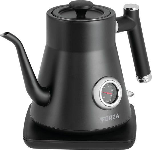 ECG Forza 5000 Pour Over Nero - 1200W, 0.8L capacity, sleek design for optimal brewing.