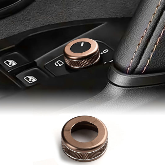 KUNGKIC atpakaļskata spoguļa slēdža pogas gredzena apdare priekš Seat Leon/Arona/Ateca/Tarraco, Cupra Ateca/Terramar/Formentor/Cupra Leon, alumīnija sakausējums salona apdare