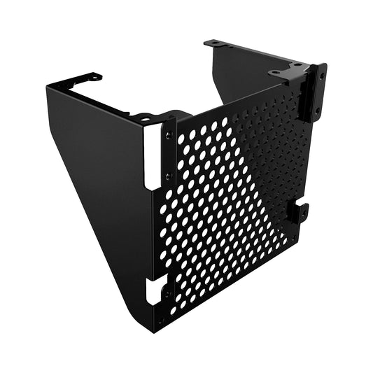 Cooler Master NR200 ATX Power Supply Holder - Modular mounting, ventilated design, easy installation, black steel.
