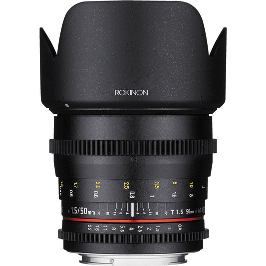 Rokinon DS50M-MFT Cine DS 50mm T1.5 AS IF UMC pilna kadra cine objektīvs Olympus & Panasonic Micro Four Thirds