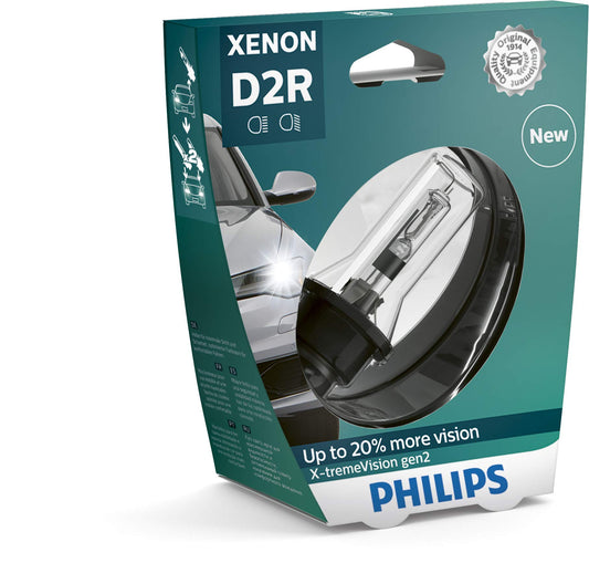 Philips 85126XV2S1 Xenon priekšējo lukturu spuldze X-tremeVision D2R Gen2, vienas blisteris