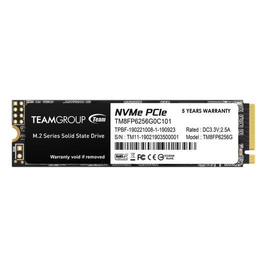 Team Group MP33 M.2 256 GB NVMe SSD - PCIe 3.0, 3D NAND, high-speed storage solution