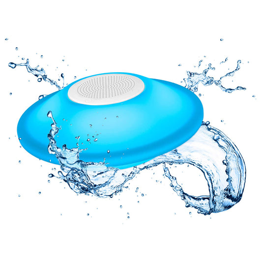 Ūdensizturīgs Bluetooth skaļrunis baseinam un vannai, izgaismo ar LED gaismu