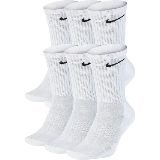 Nike zeķes 6 X, 2 X 3 pāru iepakojums SX7664, balts, izmērs L 42-46