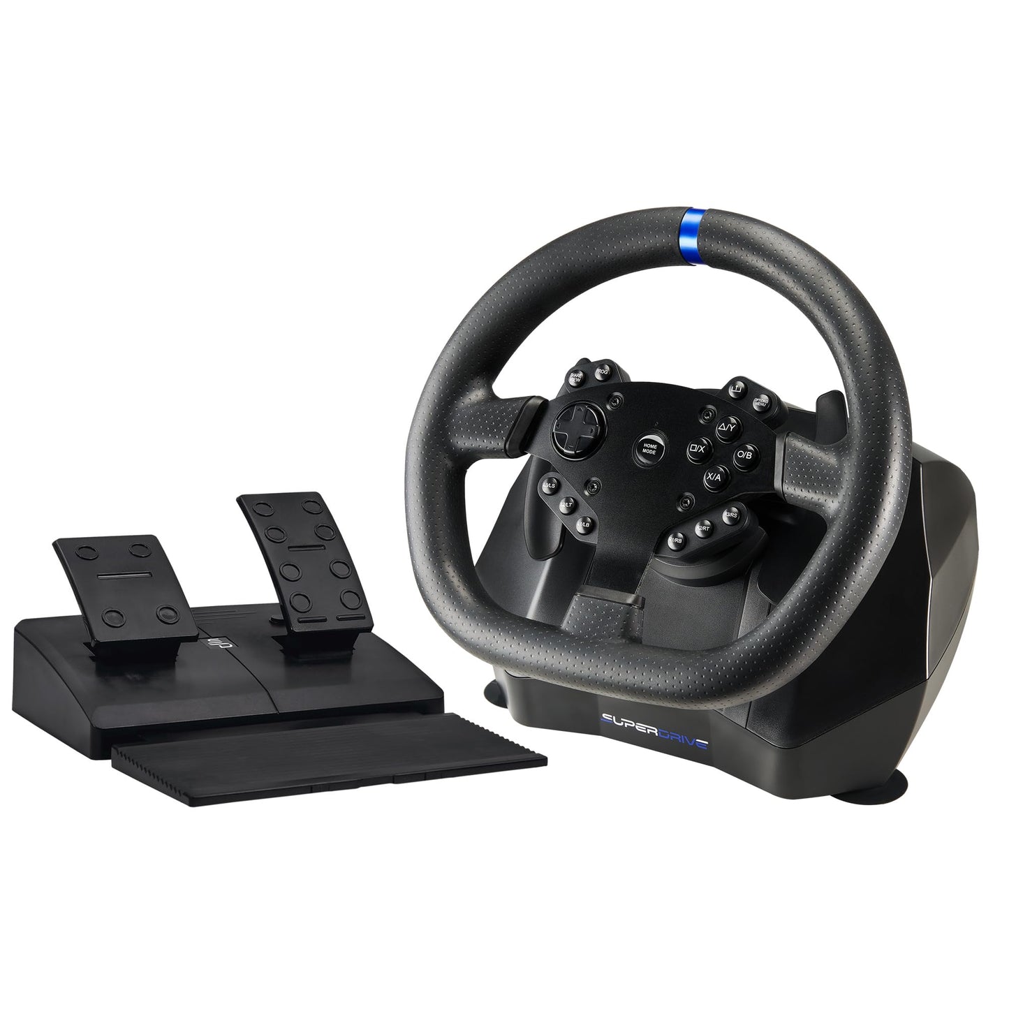Superdrive SV950 sacīkšu stūre ar pedāļiem un pārslēgšanas lāpstiņām Xbox Series X/S, PS4, Xbox One, PC, programmējama visām spēlēm