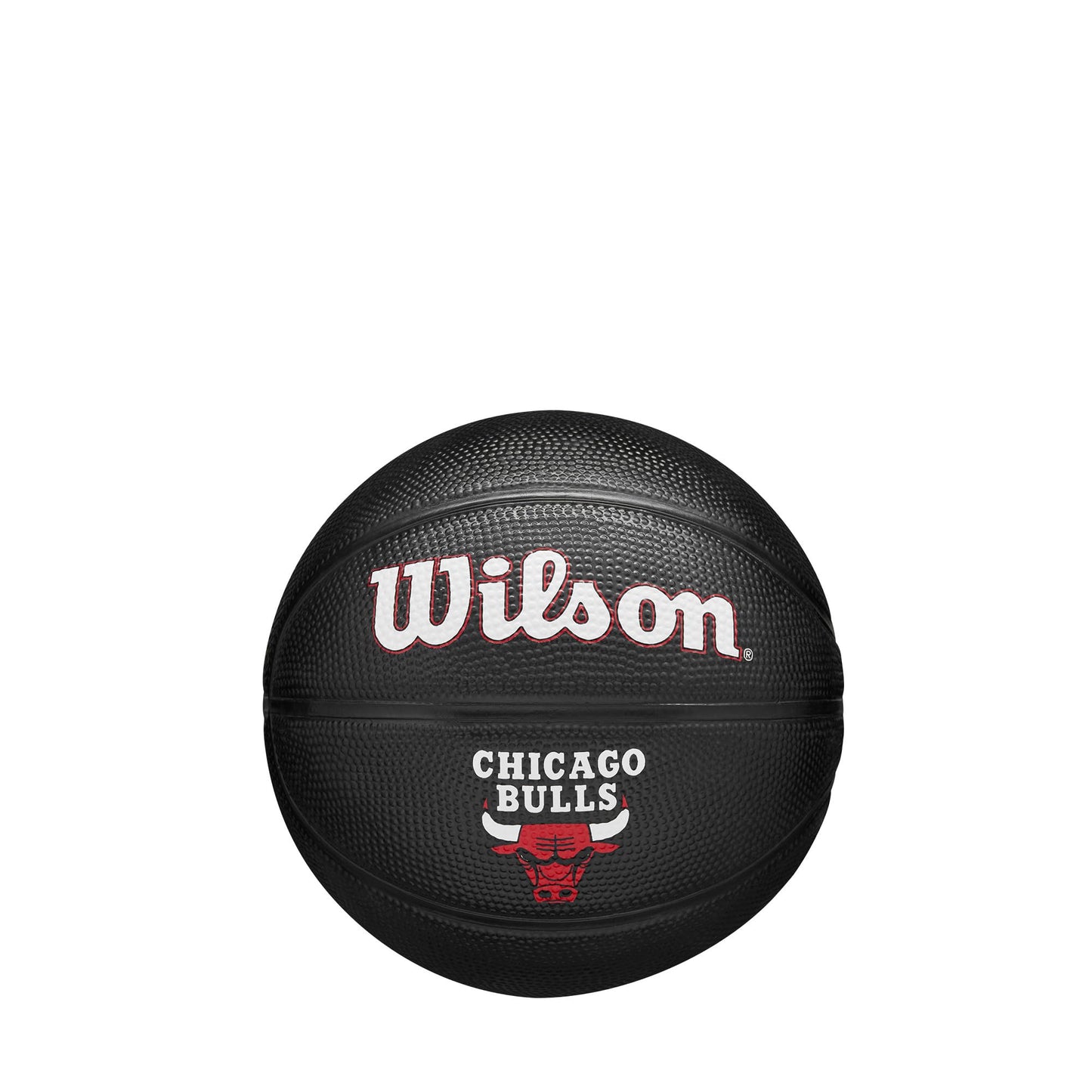 Mini basketbola bumba Wilson Team Tribute Chicago Bulls WZ4017602XB, unisex, melna, izmērs 3