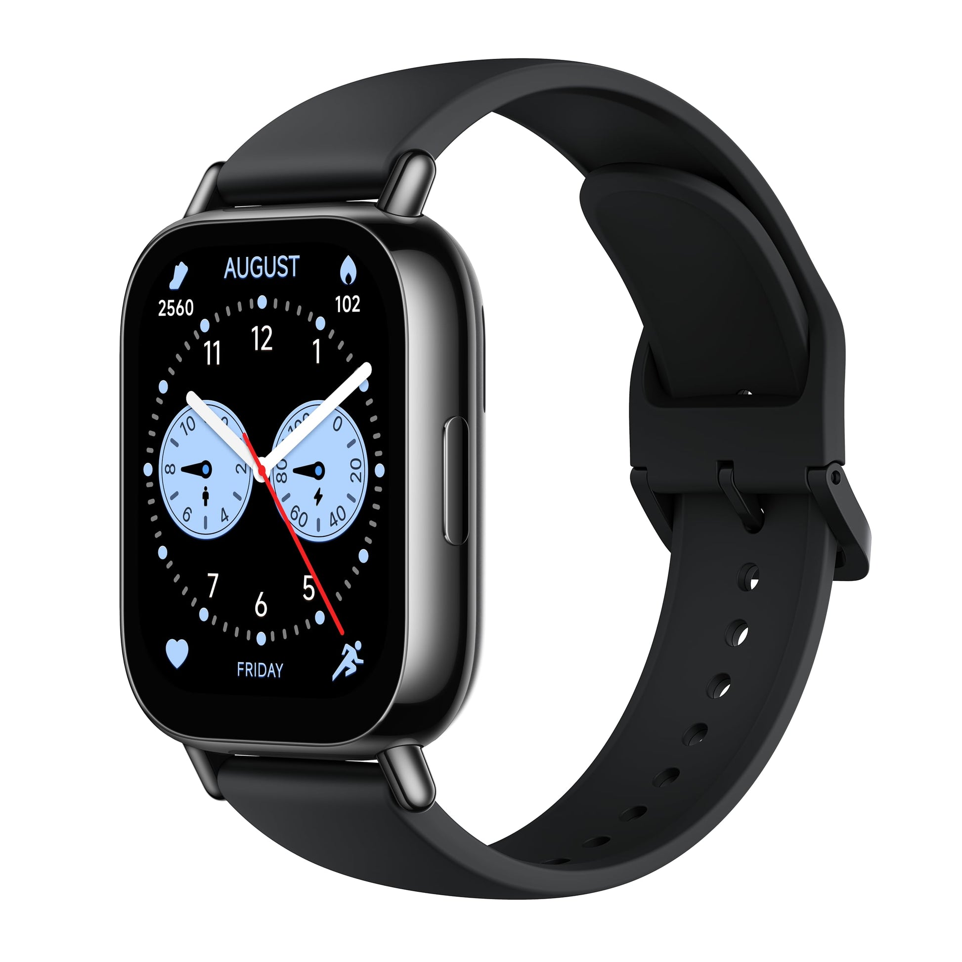 Redmi Watch 5 Lite - 1.96" AMOLED display, 18-day battery, GPS, heart rate & SPO₂ tracking, 5ATM waterproof, Bluetooth calls, black