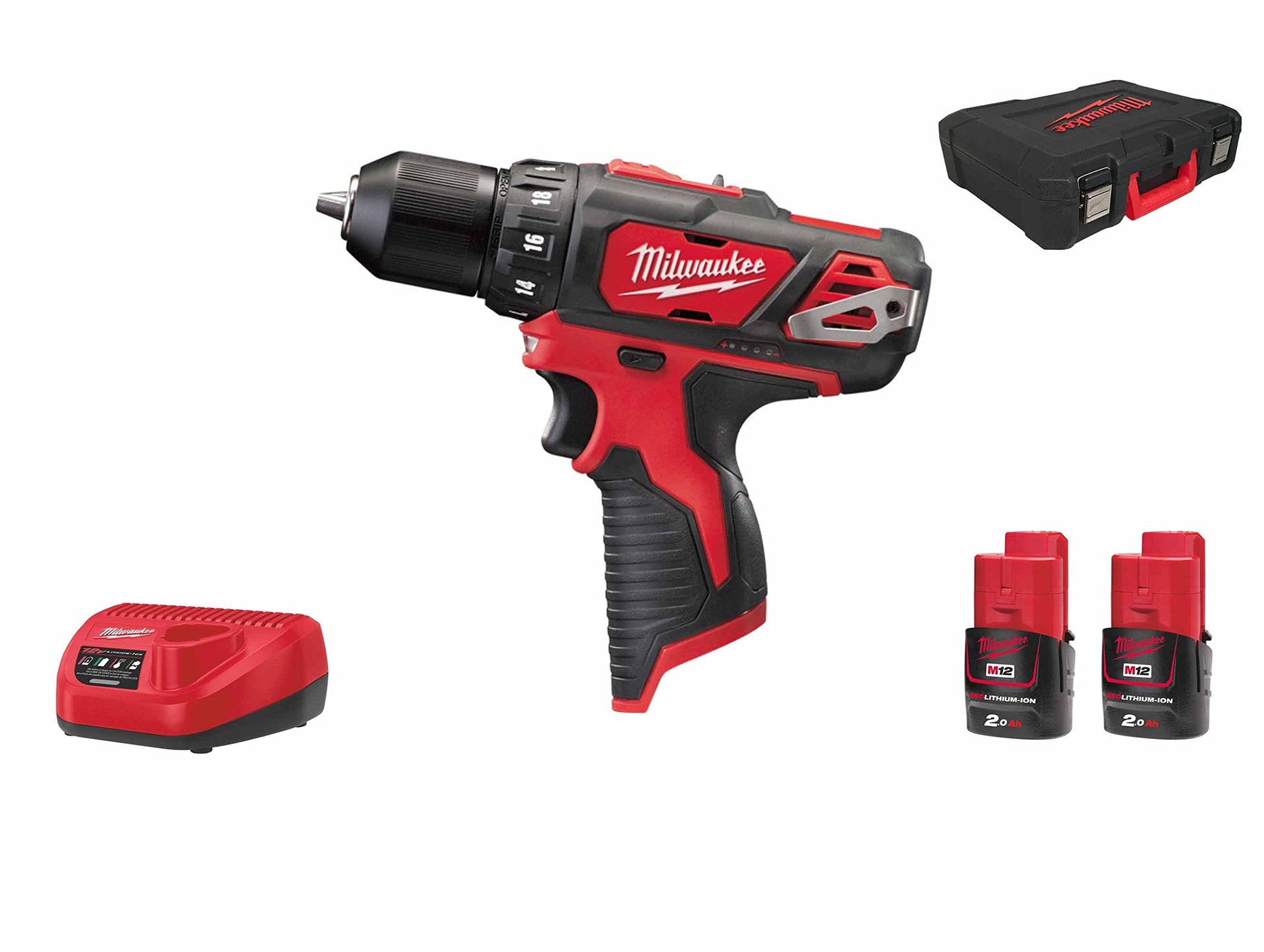 Milwaukee M12 202C BDD - Compact cordless screwdriver with high torque and ergonomic design for easy handling.