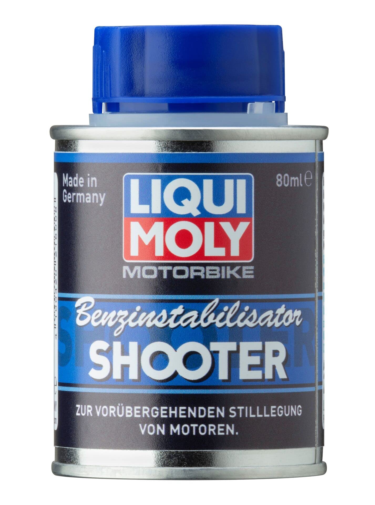Motociklu benzīna stabilizators Liqui Moly Motorbike Benzinstabilisator Shooter | 80 ml | Motorrad Benzinadditiv | Art.-Nr.: 21600
