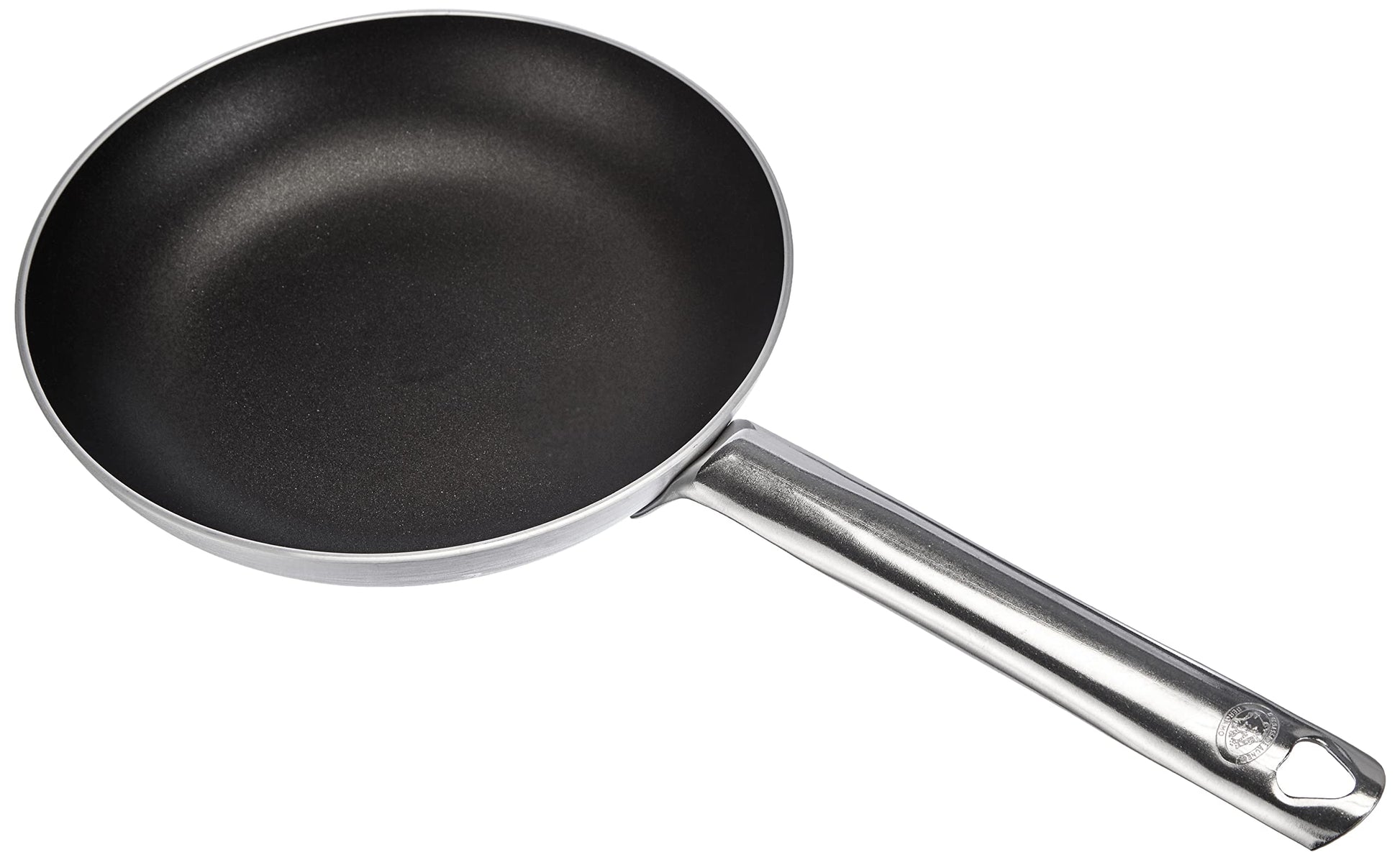 Agnelli Platinum Zema Sauté Pan - Aluminum, stainless steel handle, silver, 24 cm, durable and stylish cookware.