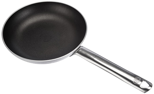 Agnelli Platinum Zema Sauté Pan - Aluminum, stainless steel handle, silver, 24 cm, durable and stylish cookware.