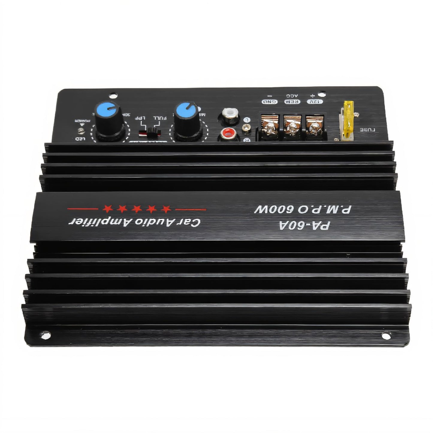 12V 600W auto audio jaudas pastiprinātāja plate, zemfrekvenču skaļruņa bass pastiprinātāja plate automašīnām