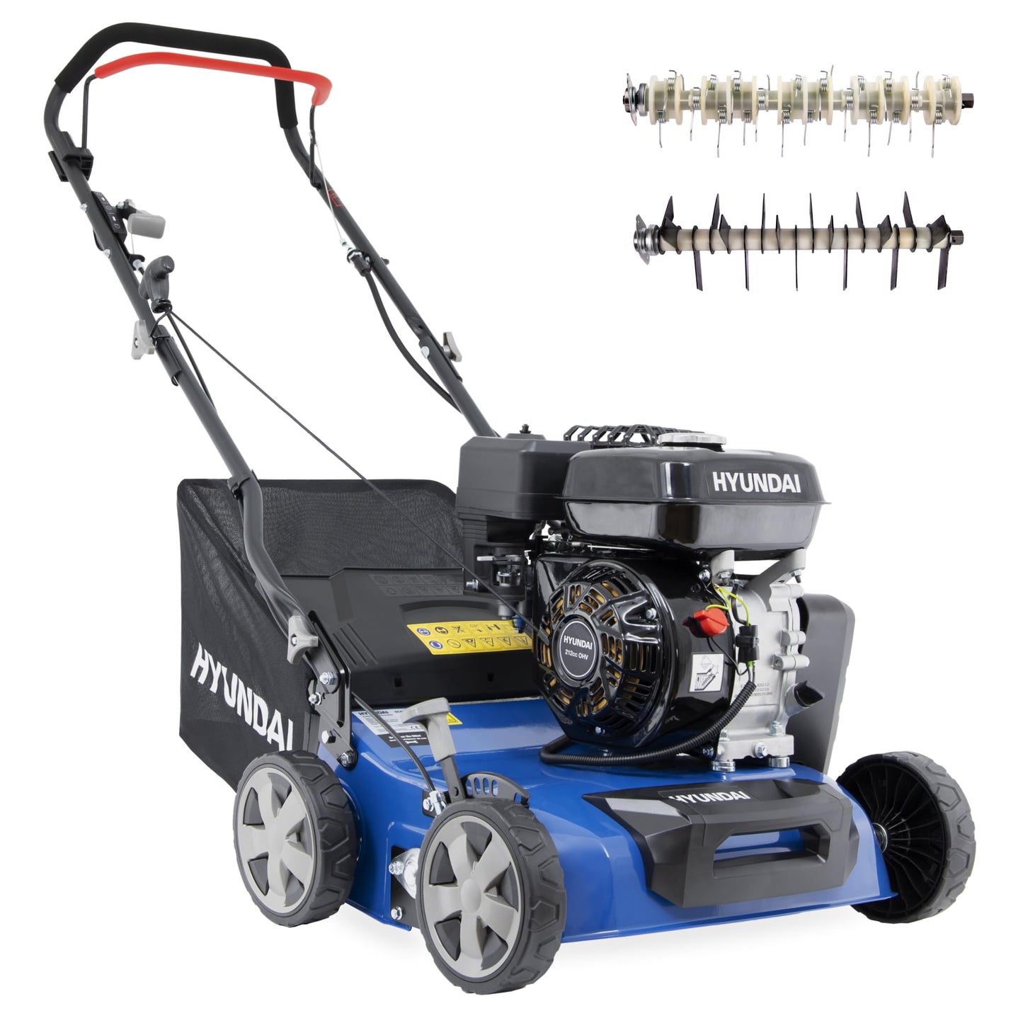Benzīna skarifikators un aerators HYUNDAI SC4002G, 40 cm, 5.6 PS, 2-in-1, 40L savākšanas grozs