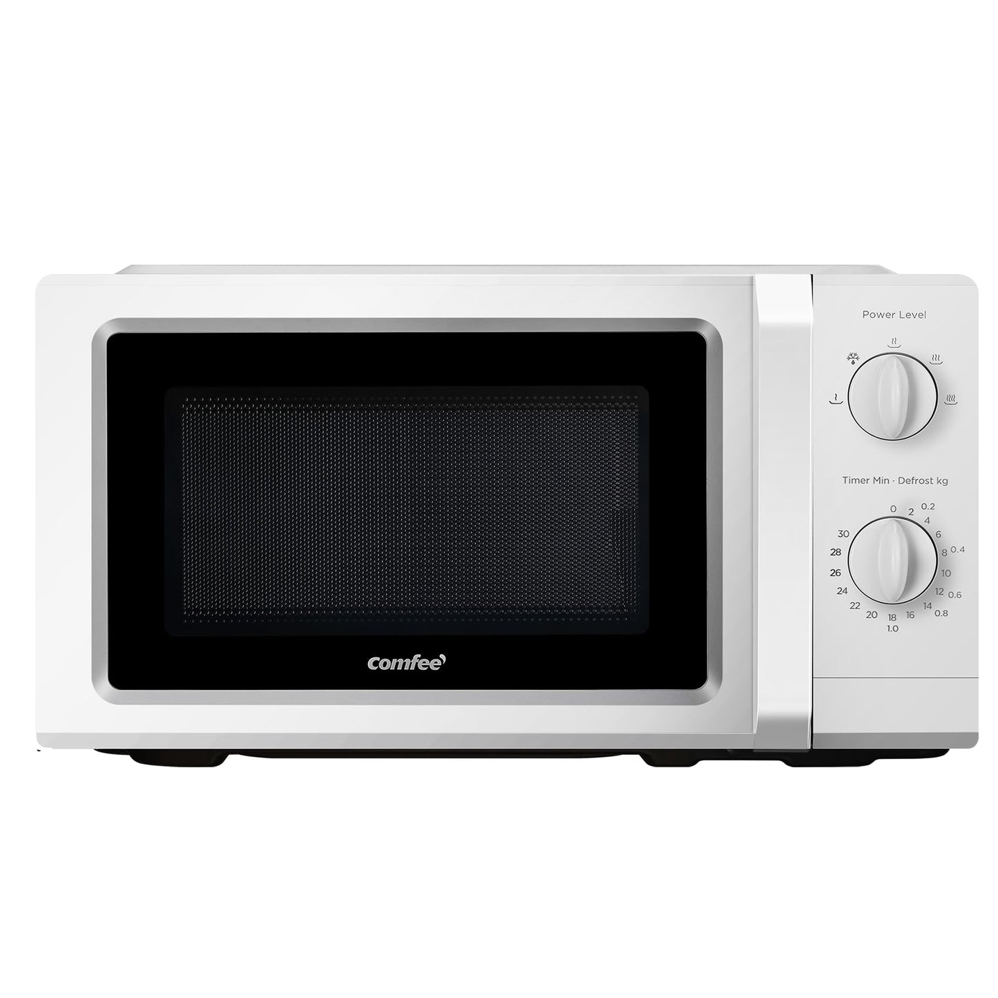 COMFEE mikroviļņu krāsns Inverter CMO-MP012OC(WH), 700 W jauda, 5 jaudas līmeņi, atkausēšana, 30 minūšu taimeris, 19 l, balta