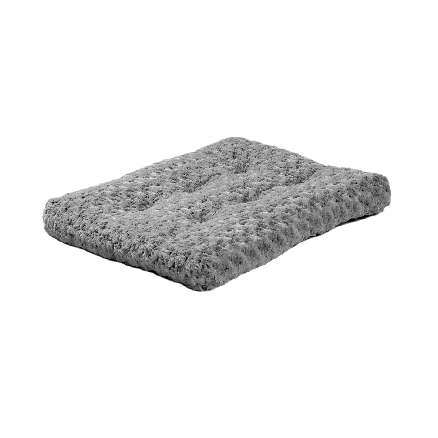 Mīksta mājdzīvnieku gulta MidWest Homes for Pets QuietTime Deluxe Gray Ombre Swirl, XXS izmērs, mazgājama veļas mašīnā, ar pretslīdes pamatni, piemērota 46 cm būriem
