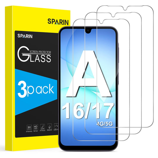Ekrāna aizsargstikls Samsung Galaxy A17/A16 4G/5G, SPARIN Panzer Schutz Glas, 3 gab.
