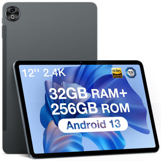 DOOGEE T20 Ultra Android 13 planšetdators, 12 collu, 32 GB + 256 GB (TF 2TB), Helio G99 Octa-Core, 10800 mAh, 2,4K displejs, 16 MP + 8 MP, 4G LTE/5G WiFi, spēļu, GMS/GPS/Widevine L1