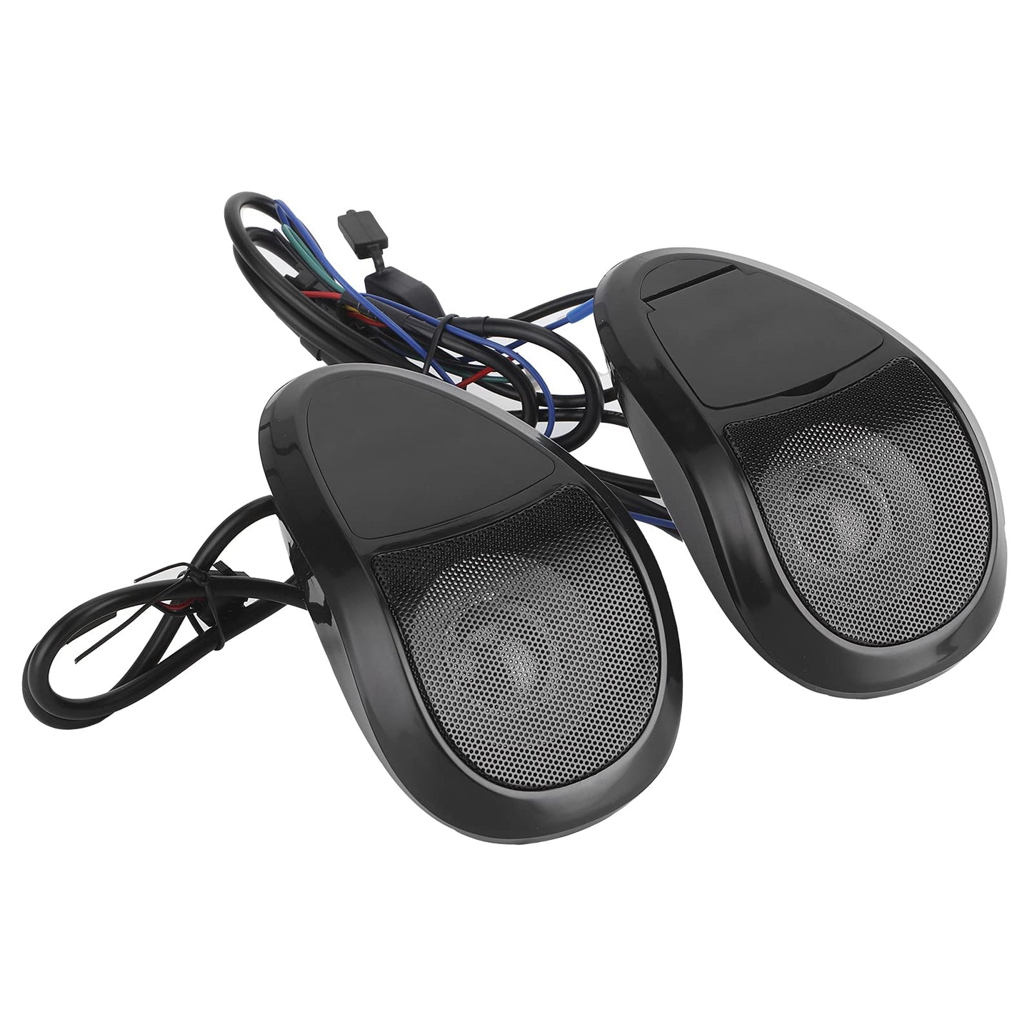 Motocikla skaļrunis KIMISS 12V ūdensizturīgs stereo MP3 atskaņotājs ar pastiprinātāju un apgaismojumu, universāls ATV un UTV