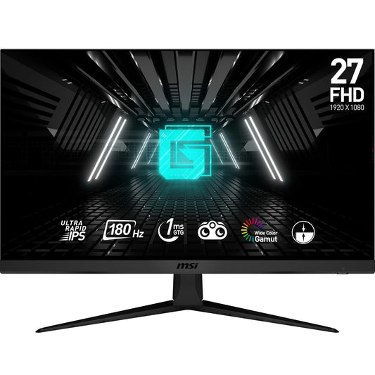 MSI G2712FDE 27" FHD gaming monitor - 180Hz, 1ms response, 96% sRGB, Adaptive Sync, DP 1.2a, HDMI 2.0b CEC.