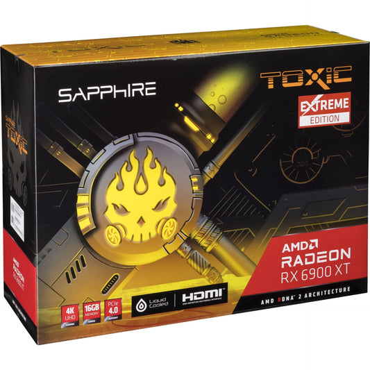 Sapphire Radeon RX 6900 XT Gaming OC - 16GB GDDR6, Extreme cooling, HDMI, 3 DisplayPorts, high-performance graphics card