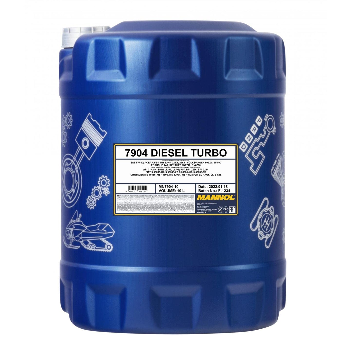 MANNOL Diesel Turbo 5W-40 10 L