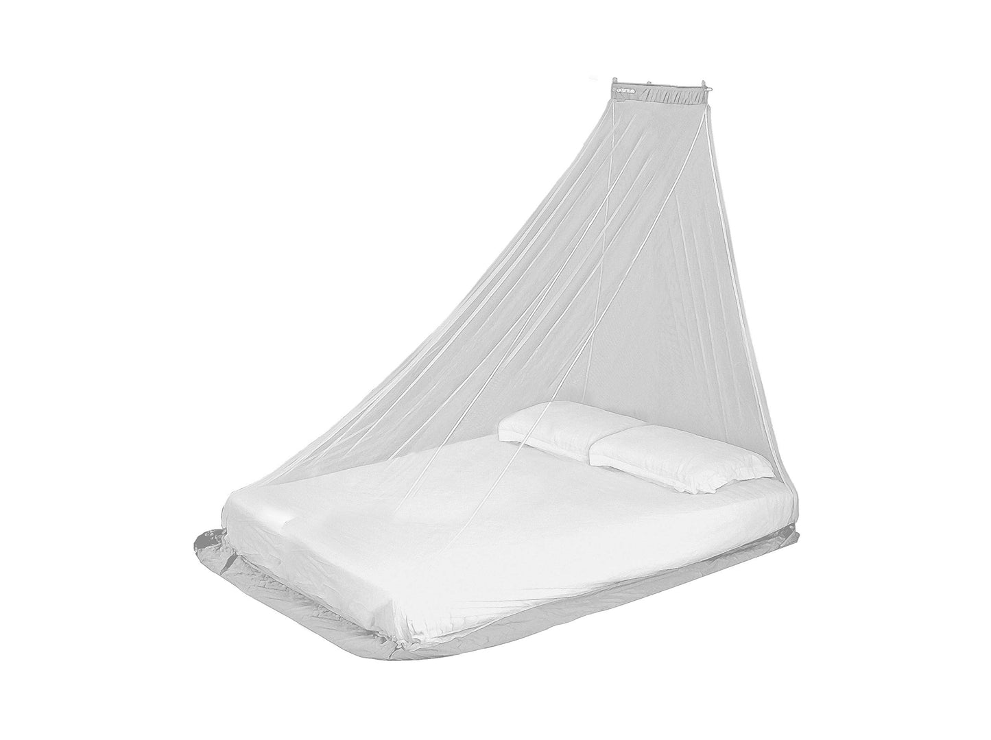 Moskītu tīkls gultai Lifesystems MicroNet Double, divvietīgs, ar QuickHang System, viegls, apstrādāts ar EX8 Anti-Mosquito