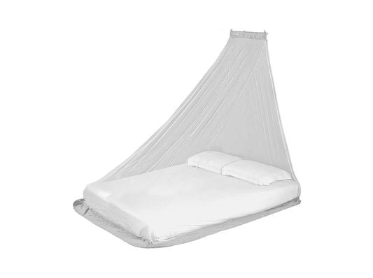 Moskītu tīkls gultai Lifesystems MicroNet Double, divvietīgs, ar QuickHang System, viegls, apstrādāts ar EX8 Anti-Mosquito